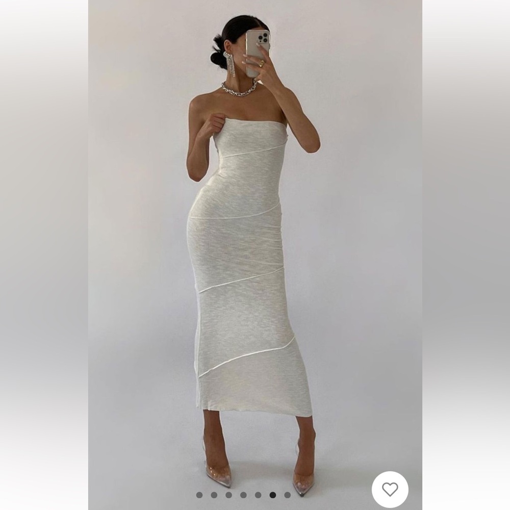 Princess Polly Oscar Midi Dress - White